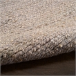 Nourison Natural Jute 3' x 5' Grey Farmhouse Indoor Rug