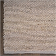 Nourison Natural Jute 6' x 9' Grey Farmhouse Indoor Rug