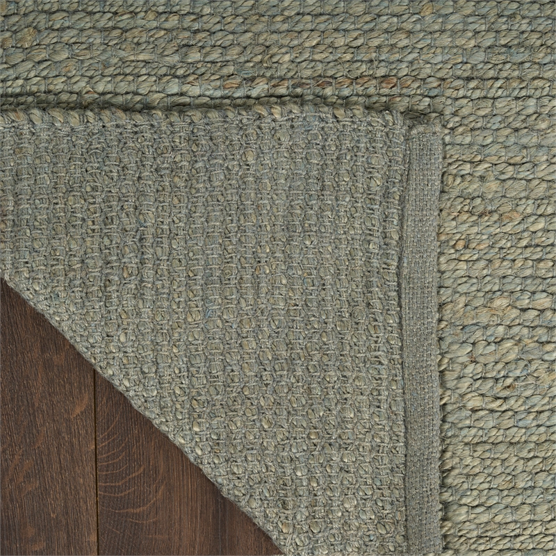 Nourison Natural Jute 6' x 9' Sage Farmhouse Indoor Rug
