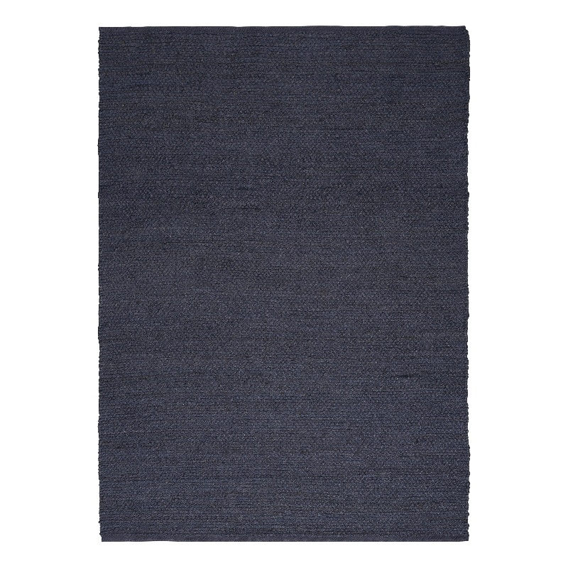 Nourison Natural Jute 6' x 9' Navy Farmhouse Indoor Rug