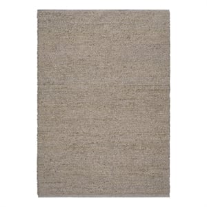 Nourison Natural Jute 9' x 12' Grey Farmhouse Indoor Rug