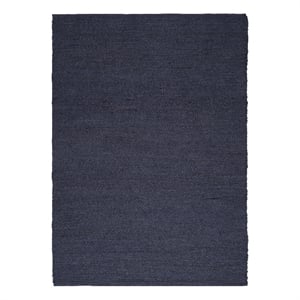 Nourison Natural Jute 10' x 14' Navy Farmhouse Indoor Rug