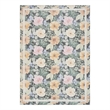 Nourison Botanical Washables 8' x 10' Charcoal Multicolor Area Rug