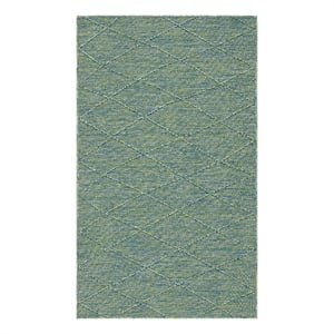 Nourison Practical Solutions 2' x 3' Blue Green Modern Rug