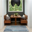 Nourison Garden Oasis 2' x 4' Navy Tropical Rug