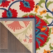 Nourison Aloha 2' x 3' Red Multicolor Transitional Rug