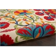 Nourison Aloha 2' x 3' Red Multicolor Transitional Rug