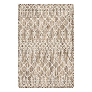 Nourison Positano 2' x 3' Beige Modern Rug