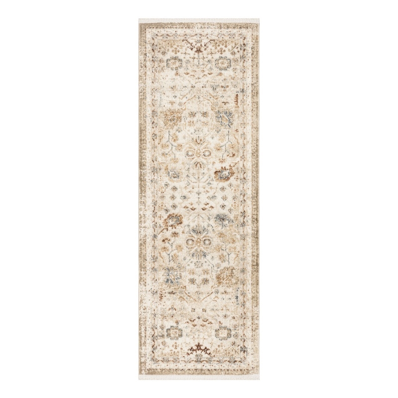 Nourison Pardis 2' x 6' Ivory Rust Vintage Indoor Rug