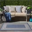 Nourison Horizon Indoor/Outdoor 2' x 3' DENIM Modern Rug