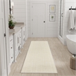 Nourison Washable Charm 2' x 6' Ivory Modern Indoor Rug