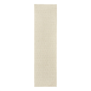 Nourison Washable Charm 2'2&quot x 10' Ivory Modern Indoor Rug