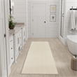 Nourison Washable Charm 2' x 6' Ivory Contemporary Indoor Rug