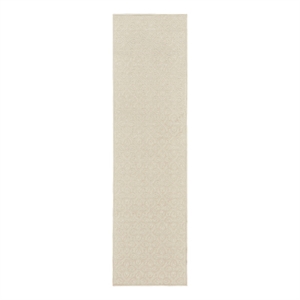 Nourison Washable Charm 2'2&quot x 8' Ivory Contemporary Indoor Rug