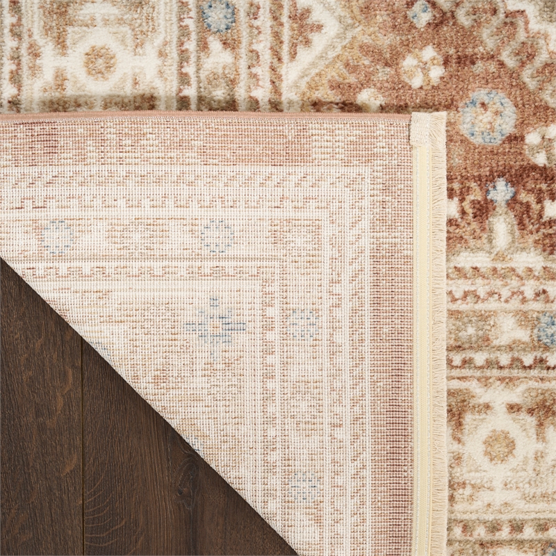 Nourison Pardis 2' x 6' Rust Vintage Indoor Rug
