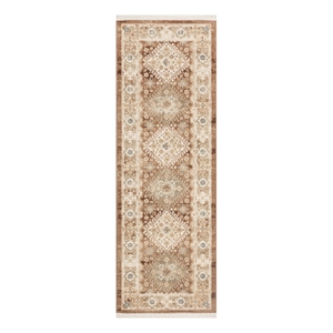 Nourison Pardis 2' x 6' Rust Vintage Indoor Rug