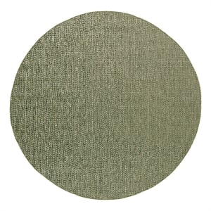 Nourison Horizon Indoor/Outdoor 8' x Round GREEN Modern Rug