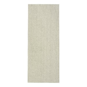 Nourison Textured Home 2'3&quot x 7'6&quot Ivory Green Farmhouse Indoor Rug
