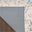 Nourison Botanical Washables 2' x 6' Ivory Multicolor Modern Indoor Rug