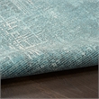 Nourison Botanical Washables 2' x 6' Green Modern Indoor Rug