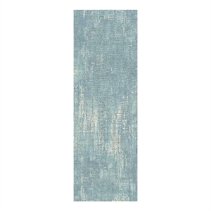 Nourison Botanical Washables 2' x 6' Green Modern Indoor Rug