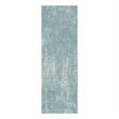 Nourison Botanical Washables 2' x 6' Green Modern Indoor Rug