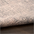 Nourison Botanical Washables 2' x 6' Taupe Modern Indoor Rug