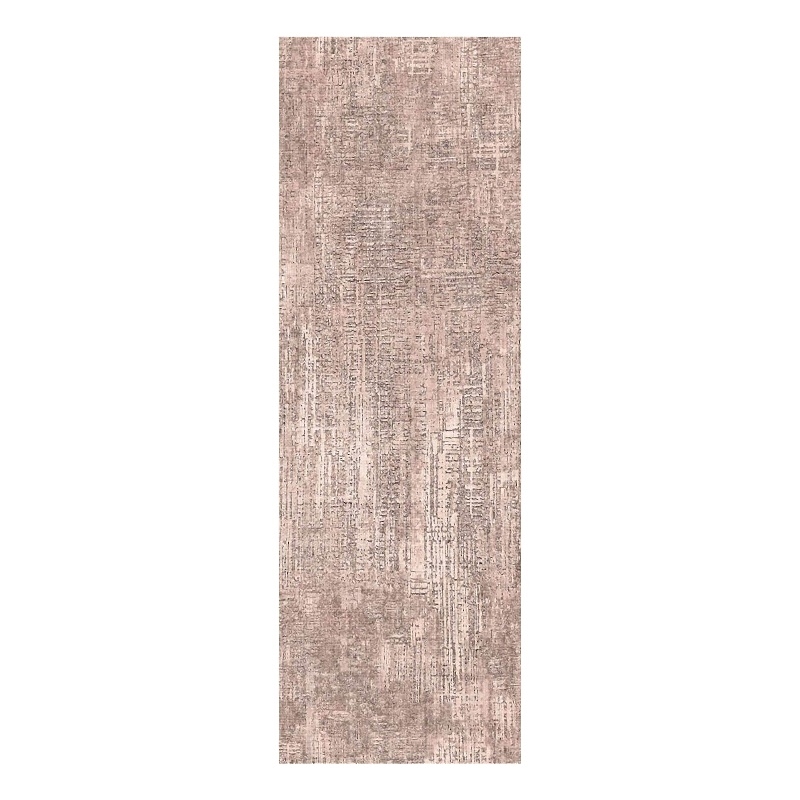 Nourison Botanical Washables 2' x 6' Taupe Modern Indoor Rug