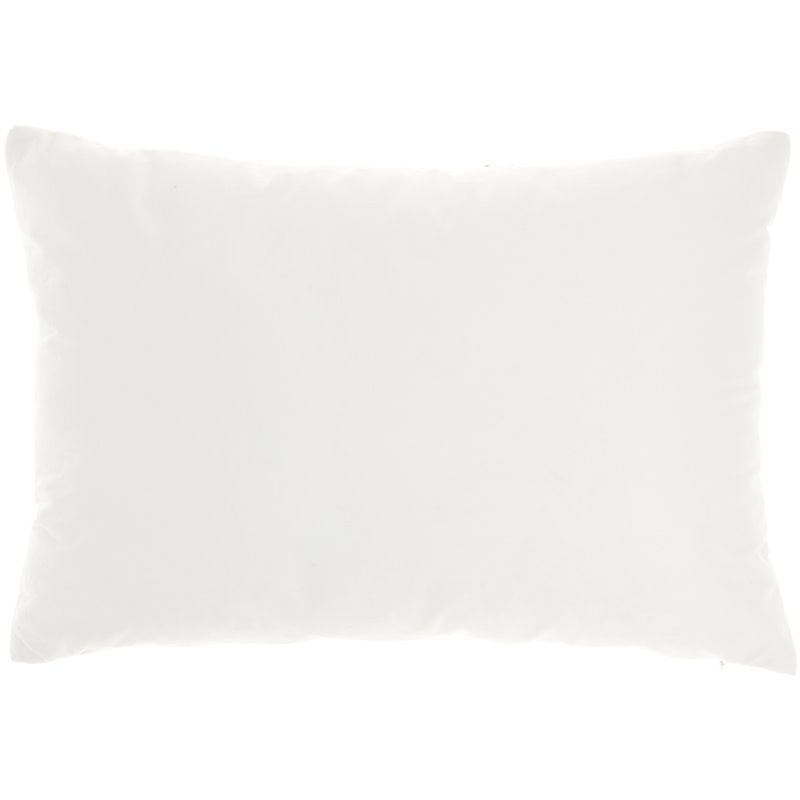 Mina Victory Luminescence Rectangle Fabric Metallic Print Throw Pillow in Gold