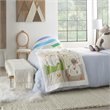 Mina Victory Plush Baby Farm Blanket Polyester Throw Blanket in Multi-Color