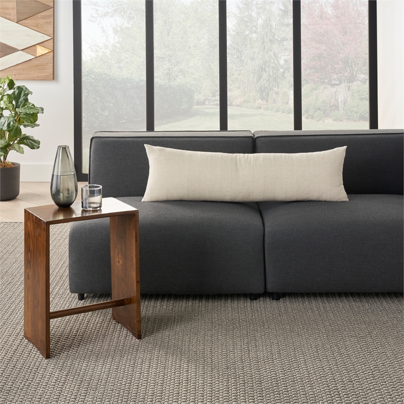 Mina Victory Life Styles Woven Cotton Grid 12
