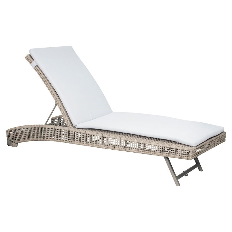 Seasonal Living Archipelago Keys Pool Aluminum Chaises in Light Gray (Set of 2)