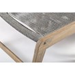 Seasonal Living Explorer Oceans Wood Lounge Chair in Mixed Gray Rope