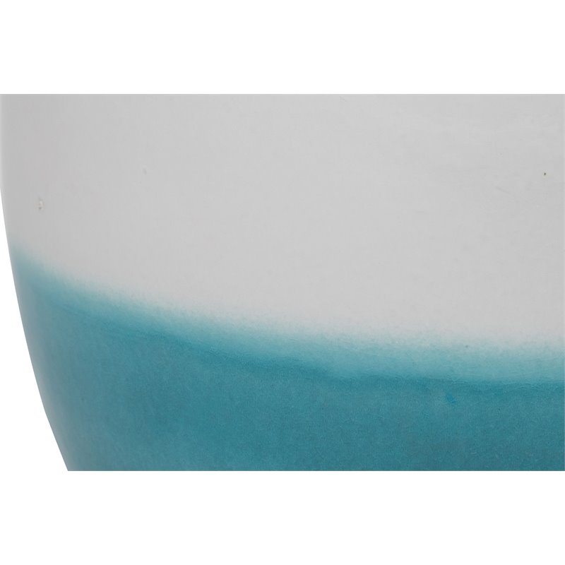 Seasonal Living Provenance Signature Ceramic Bud Stool/Accent Table in White