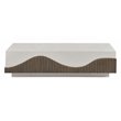 Seasonal Living Provenance Signature FRP Rectangle Coffee Table in Limestone