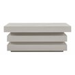 Seasonal Living Provenance Signature FRP Square Coffee Table in Limestone