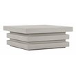 Seasonal Living Provenance Signature FRP Square Coffee Table in Limestone