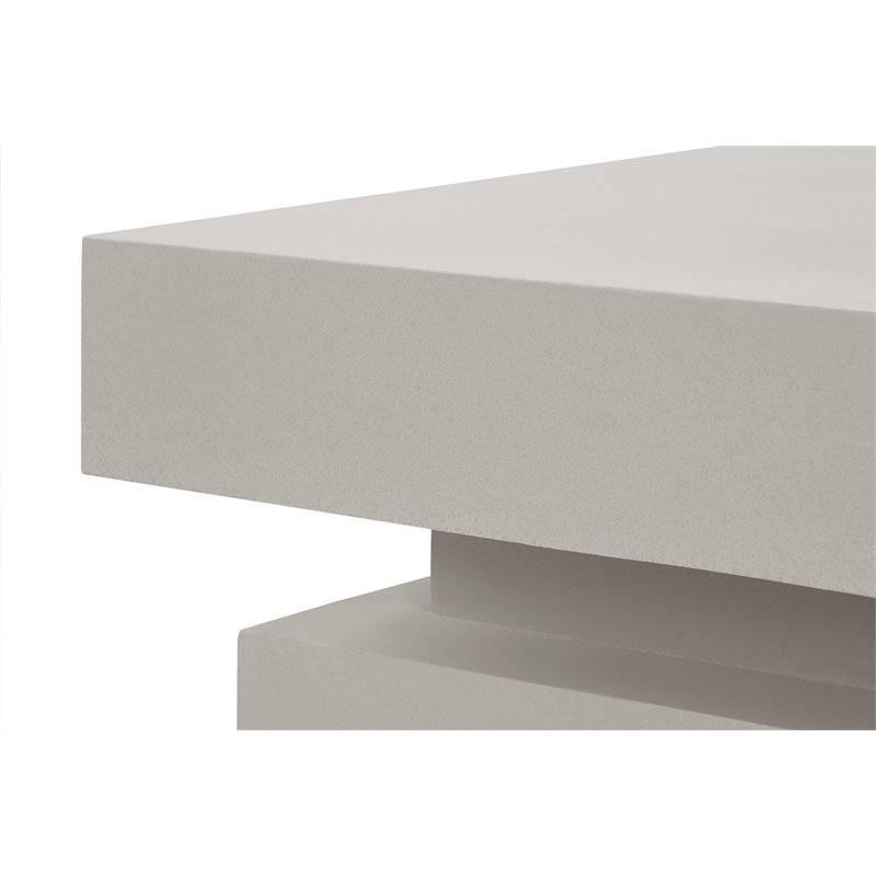 Seasonal Living Provenance Signature FRP Square Coffee Table in Limestone