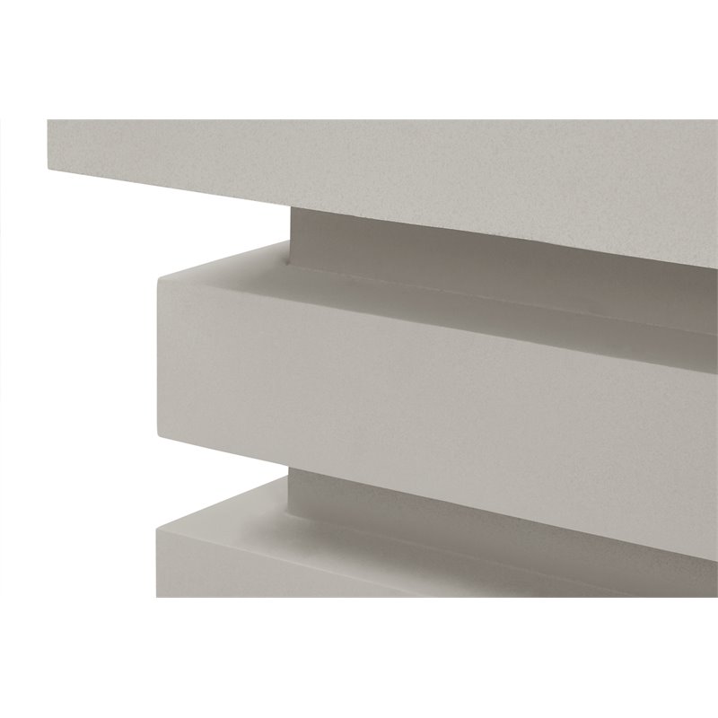 Seasonal Living Provenance Signature FRP Square Coffee Table in Limestone