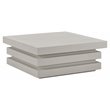 Seasonal Living Provenance Signature FRP Square Coffee Table in Limestone