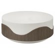 Seasonal Living Provenance Signature FRP Round Coffee Table in Limestone