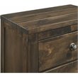 New Classic Furniture Blue Ridge Solid Wood Bedroom Nightstand in Rustic Gray