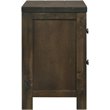 New Classic Furniture Blue Ridge Solid Wood Bedroom Nightstand in Rustic Gray