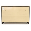 New Classic Furniture Blue Ridge Solid Wood 9-Drawer Dresser in Rustic Gray