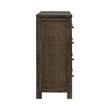 New Classic Furniture Blue Ridge Solid Wood 9-Drawer Dresser in Rustic Gray