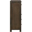 New Classic Furniture Blue Ridge Solid Wood Bedroom Chest in Rustic Gray/Brown