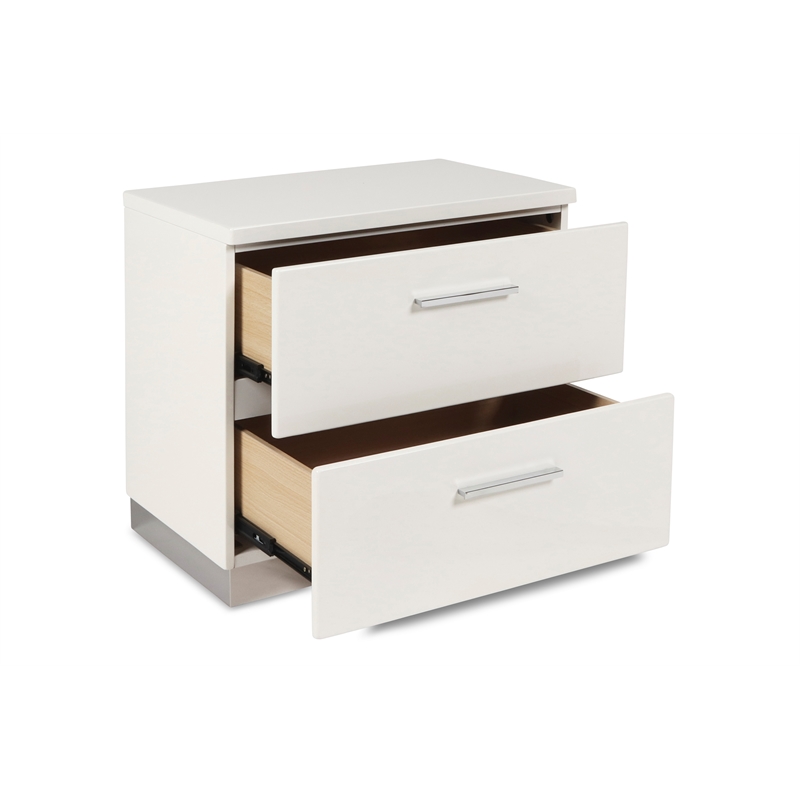 New Classic Furniture Sapphire Solid Wood 5Pc Bedroom Set in White