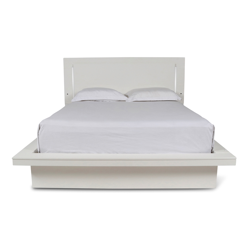 New Classic Furniture Sapphire Solid Wood 5Pc Bedroom Set in White