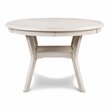 New Classic Furniture Amy 5-Piece Round Solid Wood Dining Set in Bisque Beige