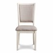 New Classic Furniture Amy 5-Piece Round Solid Wood Dining Set in Bisque Beige